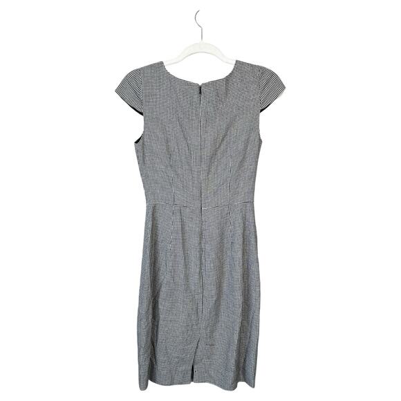 J CREW 365 Sheath Dress Mini Houndstooth Size 00 Office Workwear Professional - Picture 2 of 7